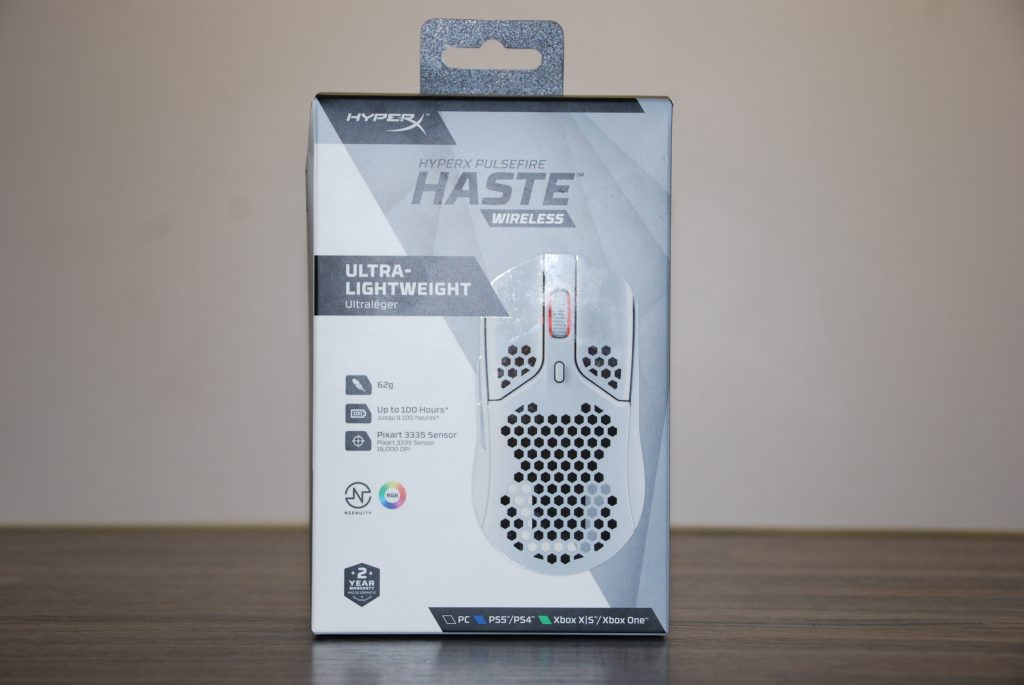 01 HyperX Pulsfire Haste Gaming-Maus Karton