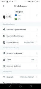 Wansview B4 Überwachungskamera App 1
