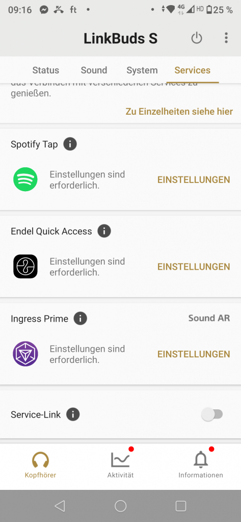 Sony LinkBuds S erweitert