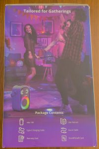 Tronsmart Halo 100 Lautsprecher Verpackung andere Seite