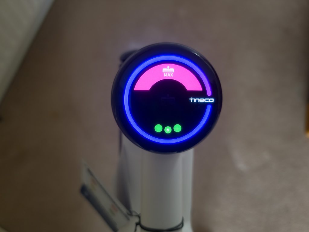 Tineco Pure ONE Air PRO Akku-Staubsauger Display