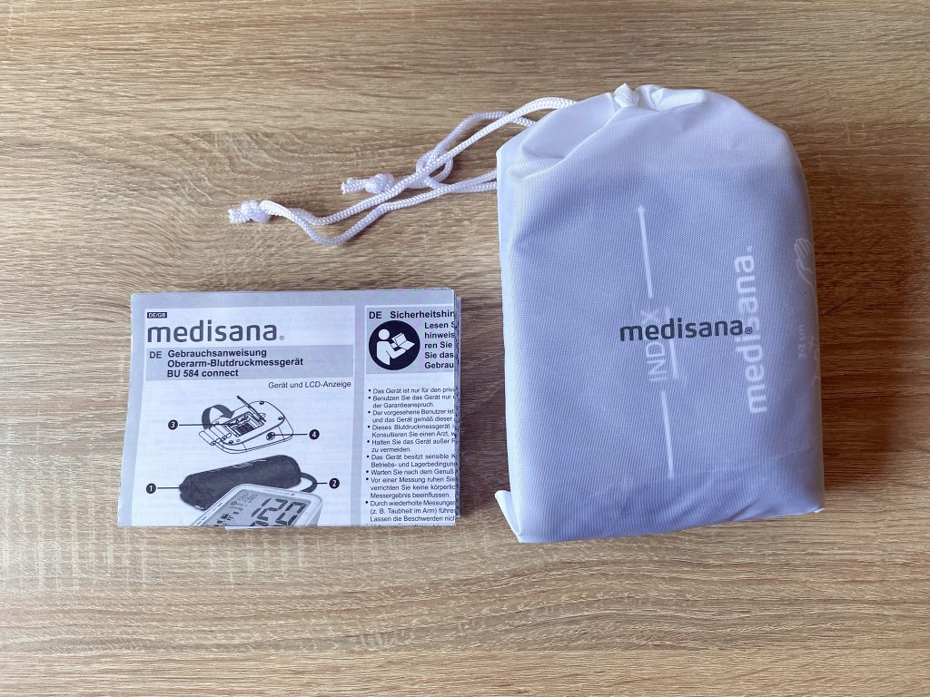 Medisana BU 584 Connect Blutdruckmessgerät ausgepackt 1