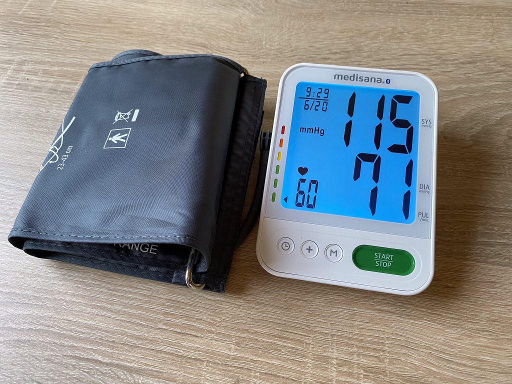 Medisana BU 584 Connect Blutdruckmessgerät Anzeige Messwert letzte Messung 1