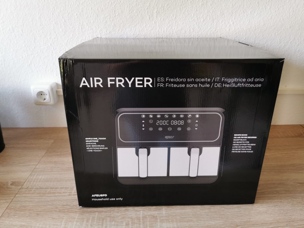 Innsky Dual Zone Heißluftfritteuse Verpackung