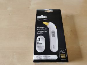 Braun Thermoscan 3 Fieberthermometer Verpackung vorn