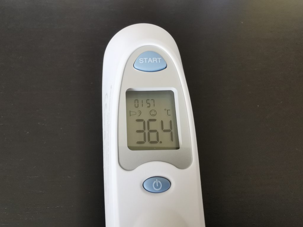 Sanitas SFT53 Fieberthermometer Messung 3