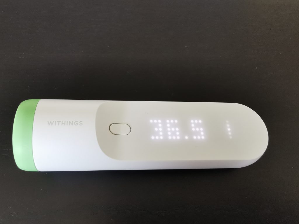 Withings Thermo Fieberthermometer Messung 3