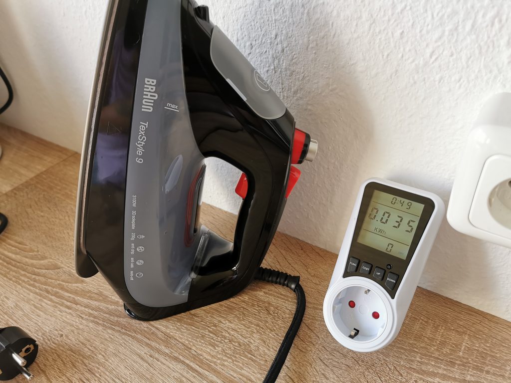 Braun TexStyle 9 Dampfbügeleisen Stromverbrauch