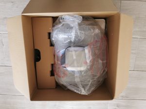 Ninja Woodfire Elektrogrill Gerät in Verpackung