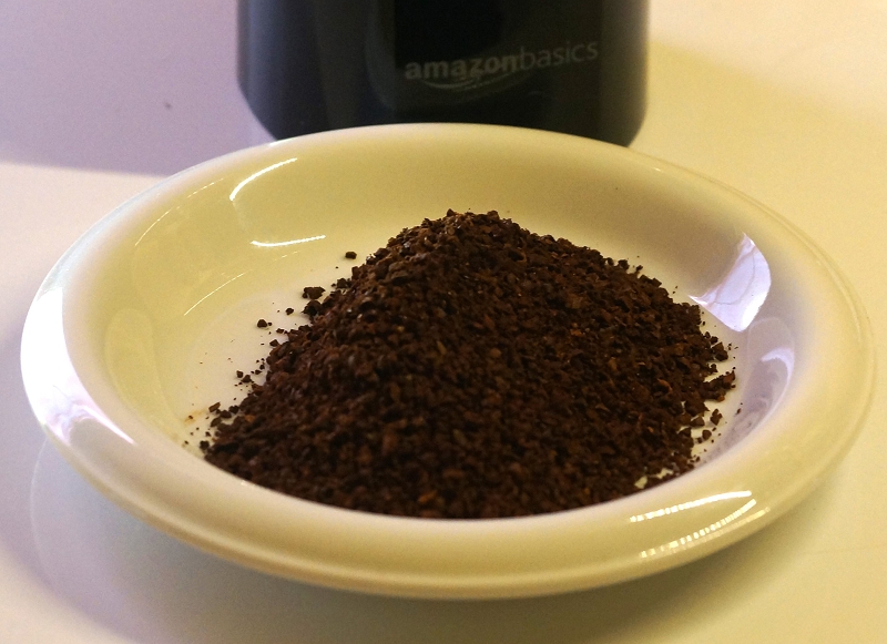 amazonbasics CG9403-GS-B Testergebnis mittleres Kaffeepulver