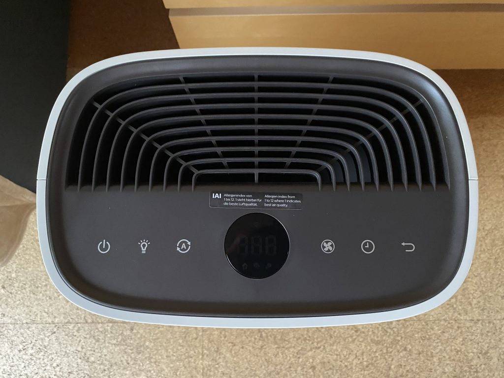 Philips Series 2000i Luftreiniger Detail Anzeige