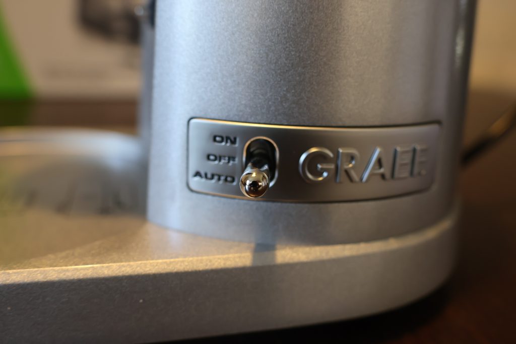 Graef CM 800 Kaffeemühle Schalter