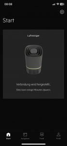 AEG APO50371DG PURE 5000 Luftreiniger App Verbindung herstellen