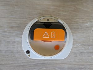 Akkufach der Ring Stick Up Cam Pro Überwachungskamera mit Akku