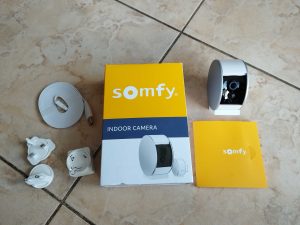 Lieferumfang der Somfy 1401507 Überwachungskamera