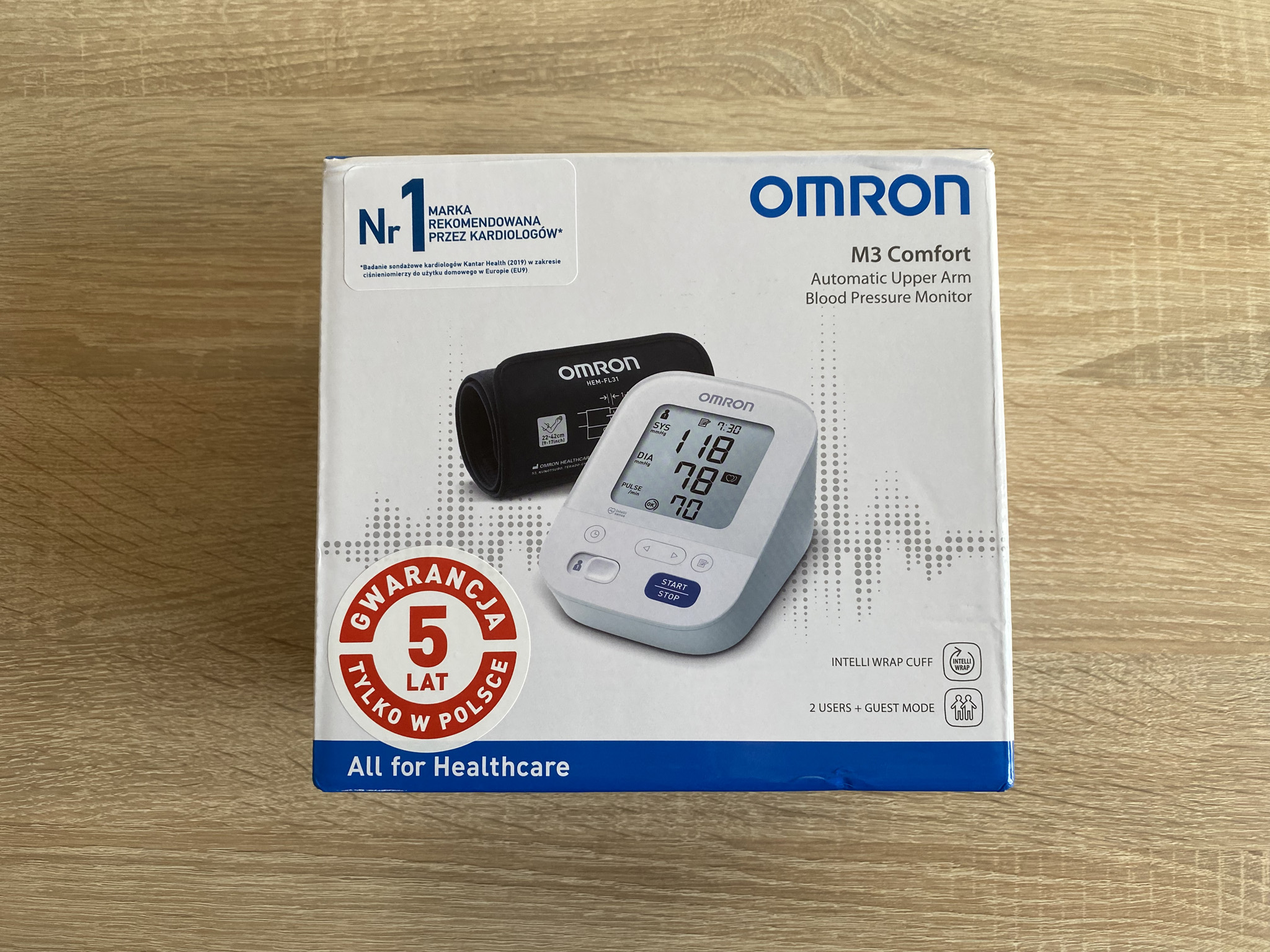 Omron M3 Comfort Oberarm-Blutdruckmessgerät