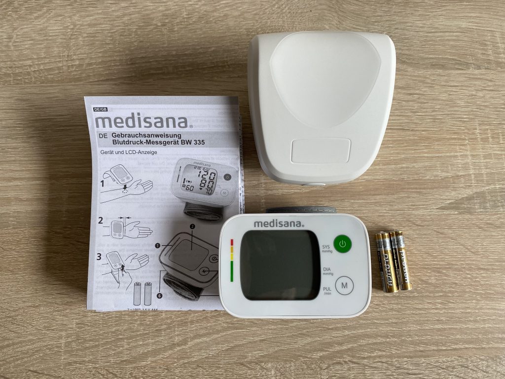 Medisana BW 335 Handgelenk-Blutdruckmessgerät ausgepackt