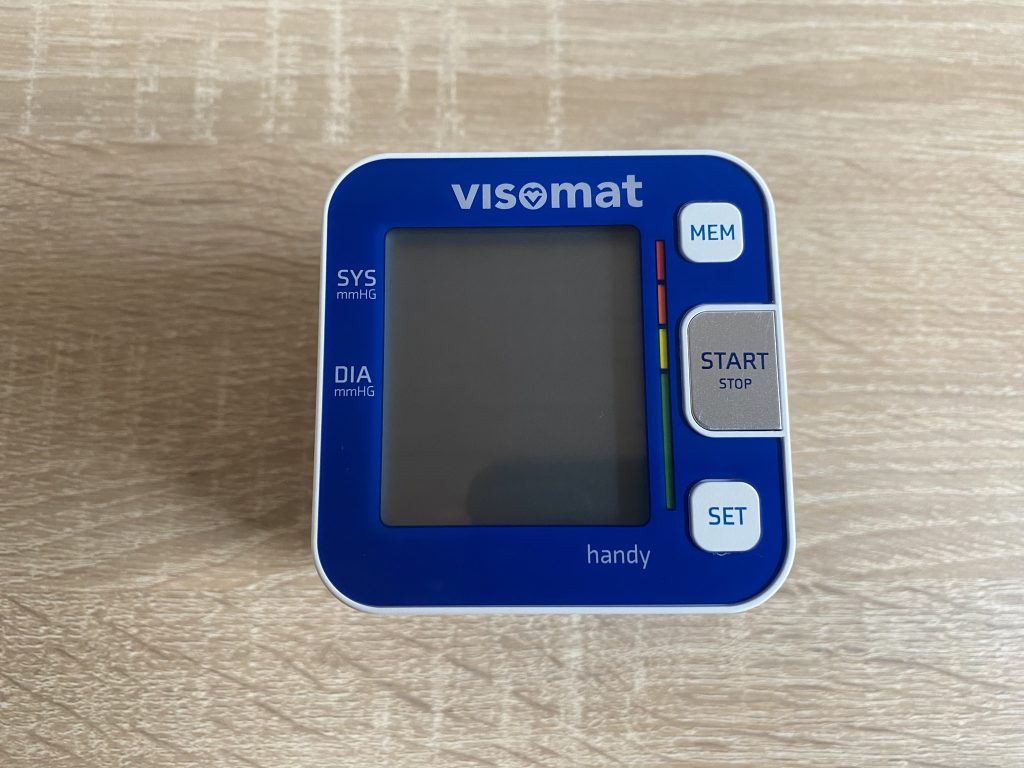 Visomat handy Handgelenk-Blutdruckmessgerät Vorderseite