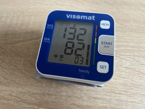 Visomat handy Handgelenk-Blutdruckmessgerät Anzeige letzte Messung