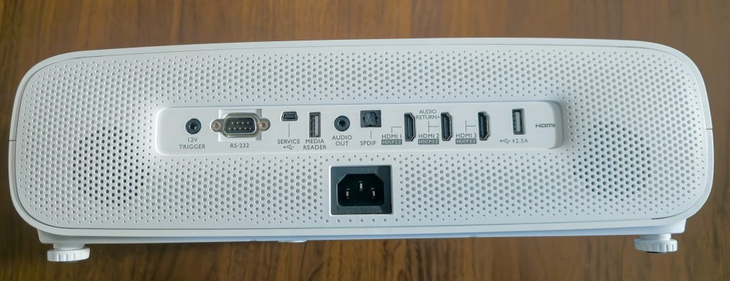 BenQ TK860i Beamer Anschlüsse an d