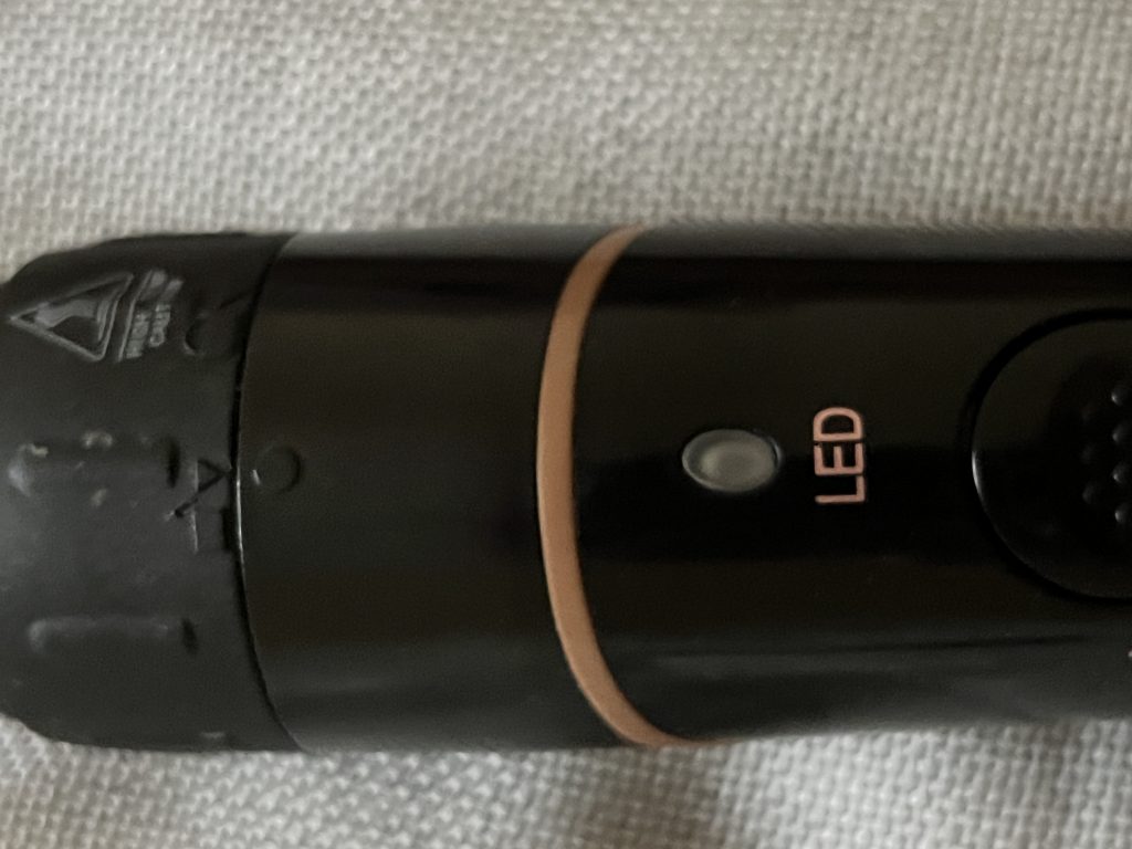 Bestope Pro Lockenstab Details LED aus