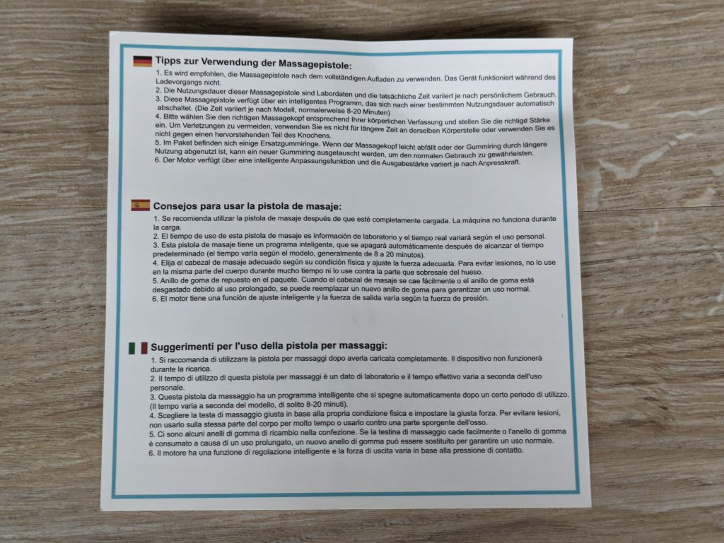 Tipps zur Nutzung der BURNNOVE XH-12V Massagepistole