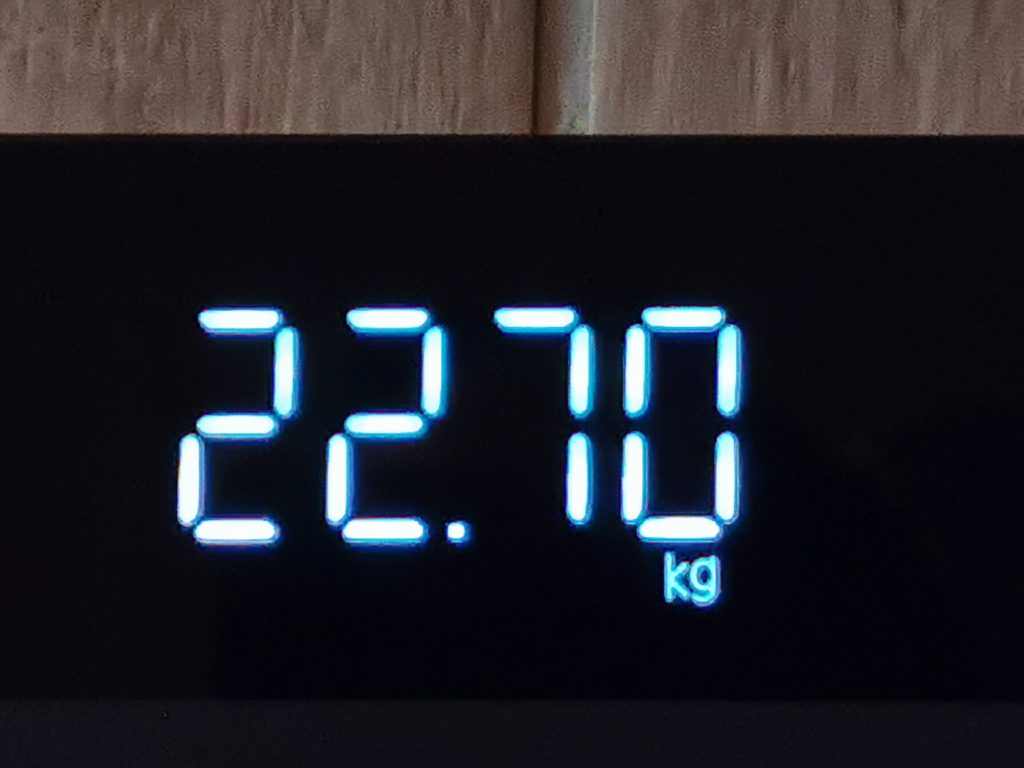 Vitafit VT705 Personenwaage Anzeige Messwert