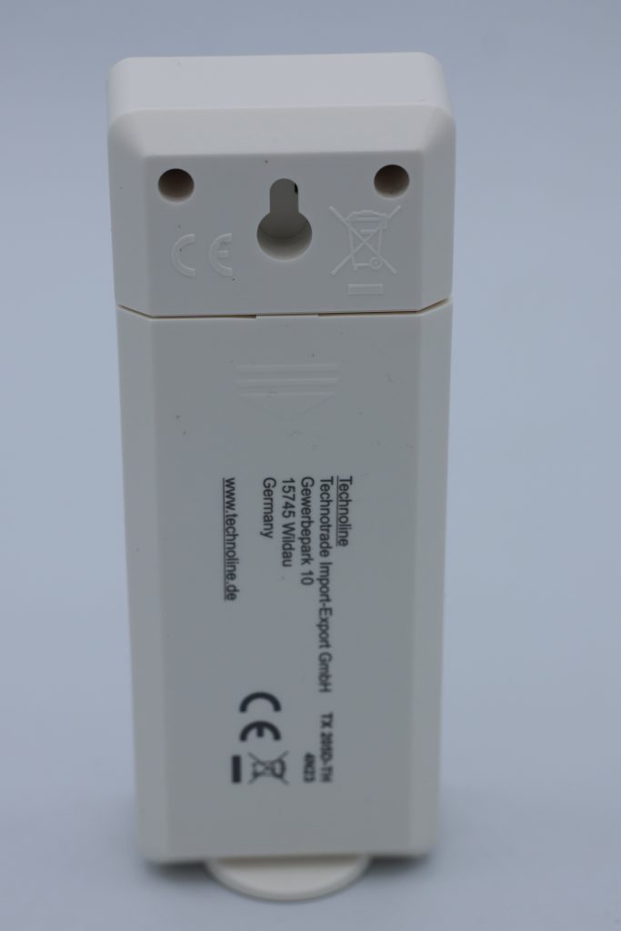 Technoline WS6762 Wetterstation Sensor Rückseite