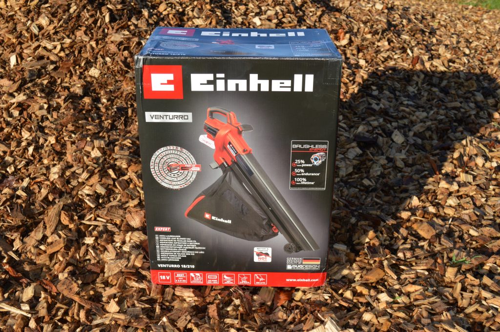 EINHELL Venturro 18-210 Laubsauger Karton Ansicht Vorne