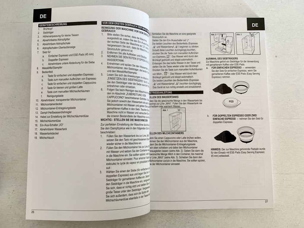 Breville Prima Latte II Siebträgermaschine Bedienungsanleitung