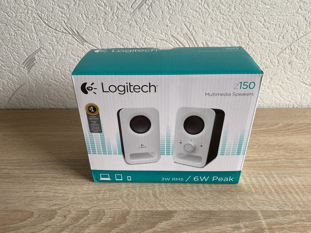 Logitech Z150 PC-Lautsprecher Verpackung