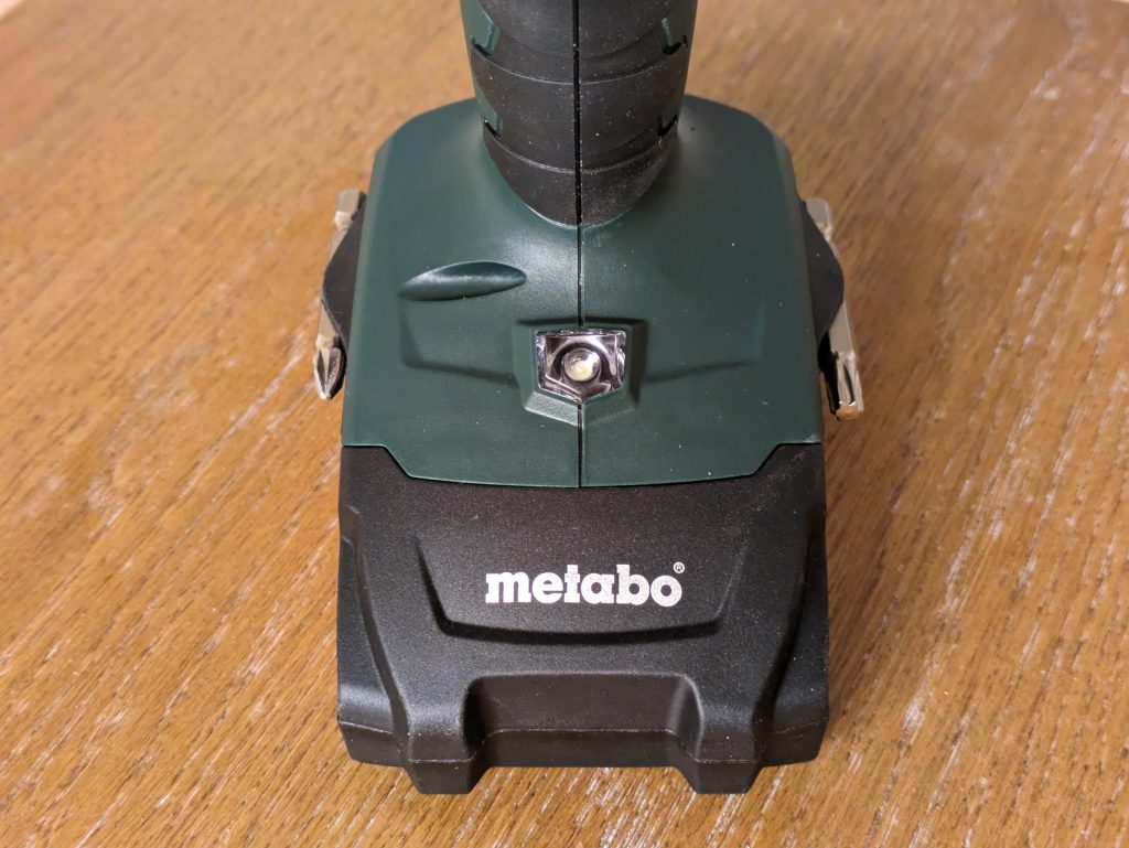 Bit-Halterungen des Metabo BS 18 Akku-Bohrschraubers von vorne