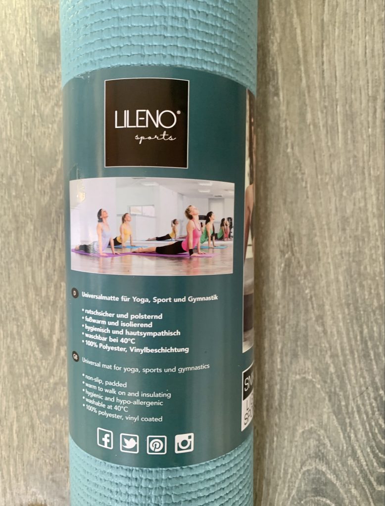 LILENO-SPORTS-Yogamatte Herstellerhinweise Teil 2
