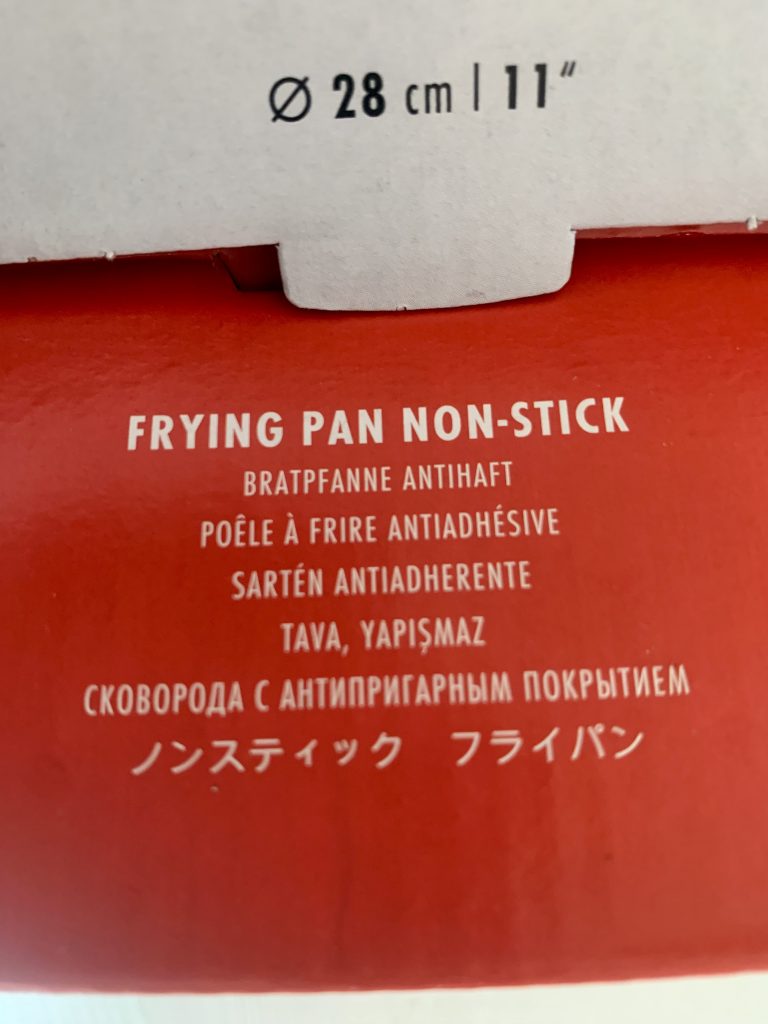 ZWILLING Madura Plus beschichtete Pfanne Produktinformationen auf dem Schutzkarton Teil 4