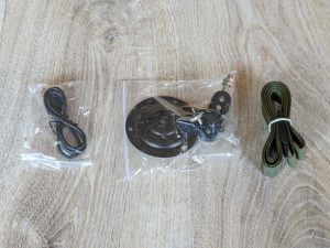 Zubehör der MAXDONE PH820 Wildkamera verpackt