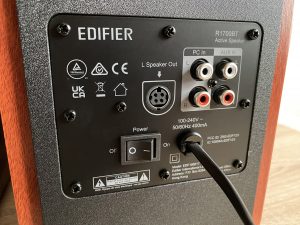 Edifier R1700BT PC-Lautsprecher Detail Anschlüsse