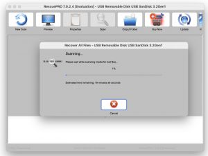 SanDisk Ultra Fit USB-Stick RescuePro Deluxe Datenwiederherstellung 1