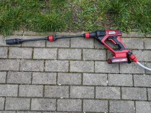EInhell Hypresso Akku-Hochdruckreinigers zusammengebaut