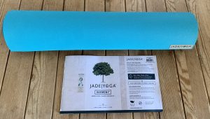JadeYoga Harmony Gymnastikmatte ausgepackt