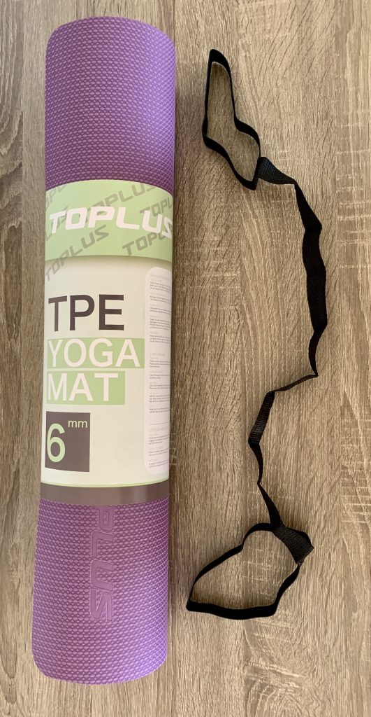 TOPLUS Gymnastikmatte mit Trageband