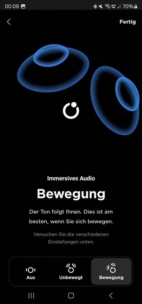Bose QuietComfort Ultra EarBuds Bluetooth-Kopfhörer Screenshot