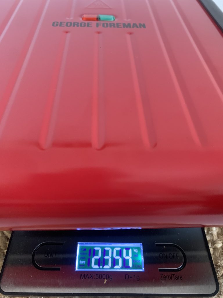 George Foreman 25030-56 Sandwichmaker Gewicht
