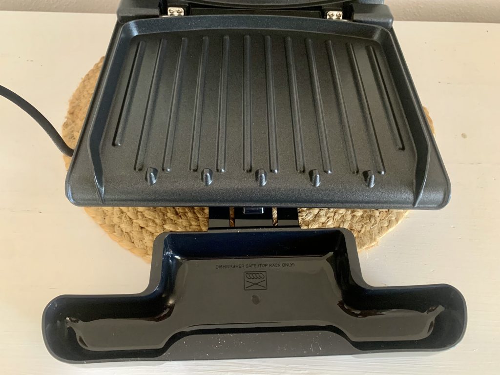 George Foreman 25030-56 Sandwichmaker mit herasugeschobener Auffangschale