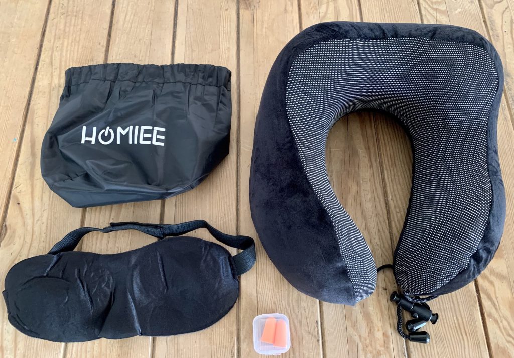 HOMIEE HOMIEE ‎‎TP1001 Nackenkissen Nackenkissen ausgepackt mit Zubehör
