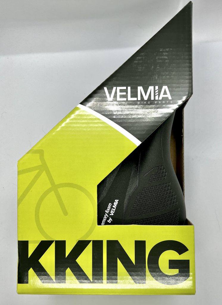 VELMIA 9235866-2 Fahrradsattel in der Verpackung
