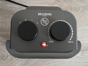 Kontrolleuchte des Brandson Heizlüfters