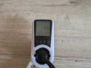Stromverbrauch des TROTEC TFC 16 E Heizlüfters in der Kaltluftstufe