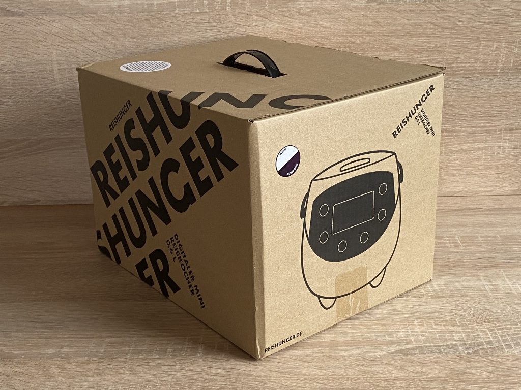 Reishunger Digitaler Mini Reiskocher Verpackung