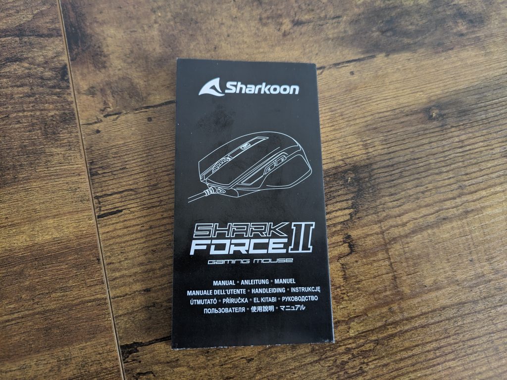 Anleitung der Sharkoon Shark Force II Gaming-Maus