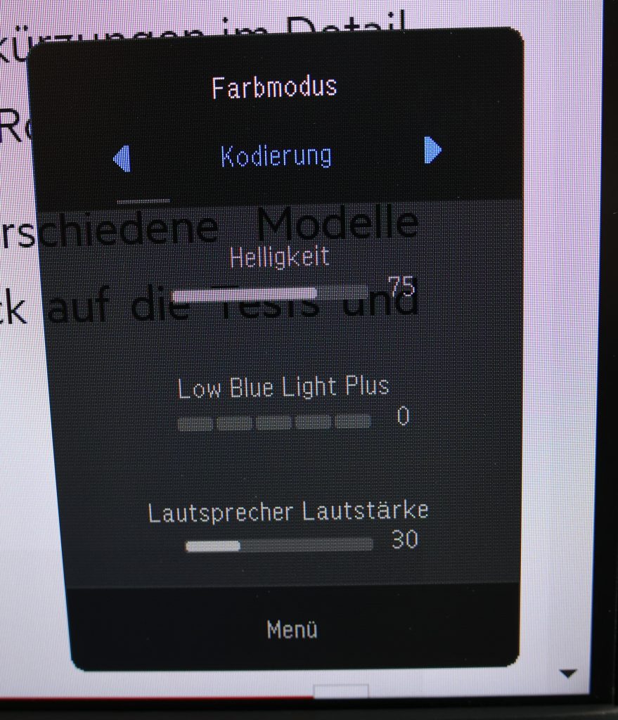 BenQ GW2790 Monitor Kodierung
